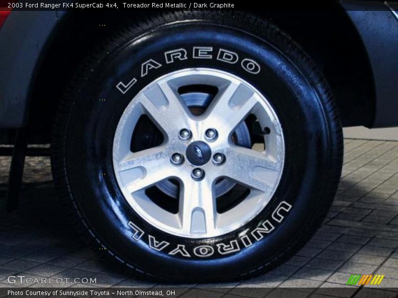 Toreador Red Metallic / Dark Graphite 2003 Ford Ranger FX4 SuperCab 4x4