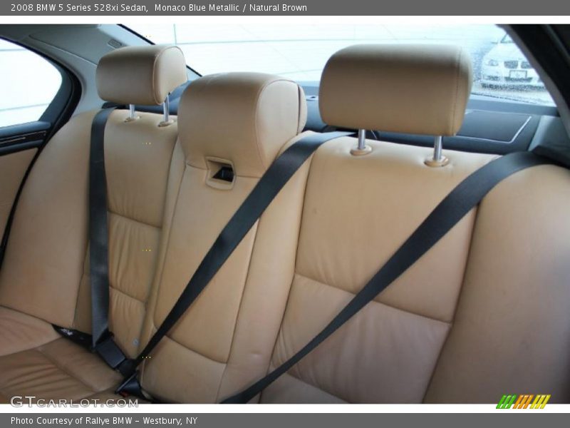 Monaco Blue Metallic / Natural Brown 2008 BMW 5 Series 528xi Sedan