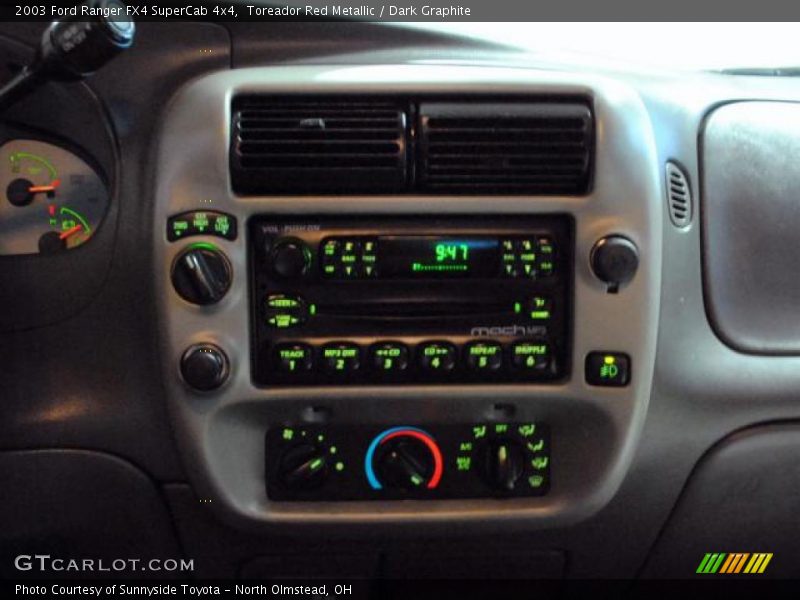 Toreador Red Metallic / Dark Graphite 2003 Ford Ranger FX4 SuperCab 4x4