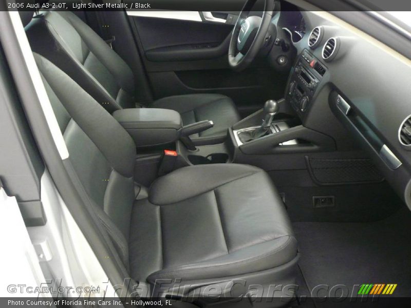 Light Silver Metallic / Black 2006 Audi A3 2.0T