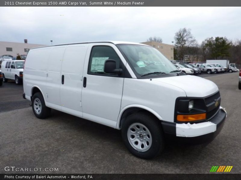 Summit White / Medium Pewter 2011 Chevrolet Express 1500 AWD Cargo Van
