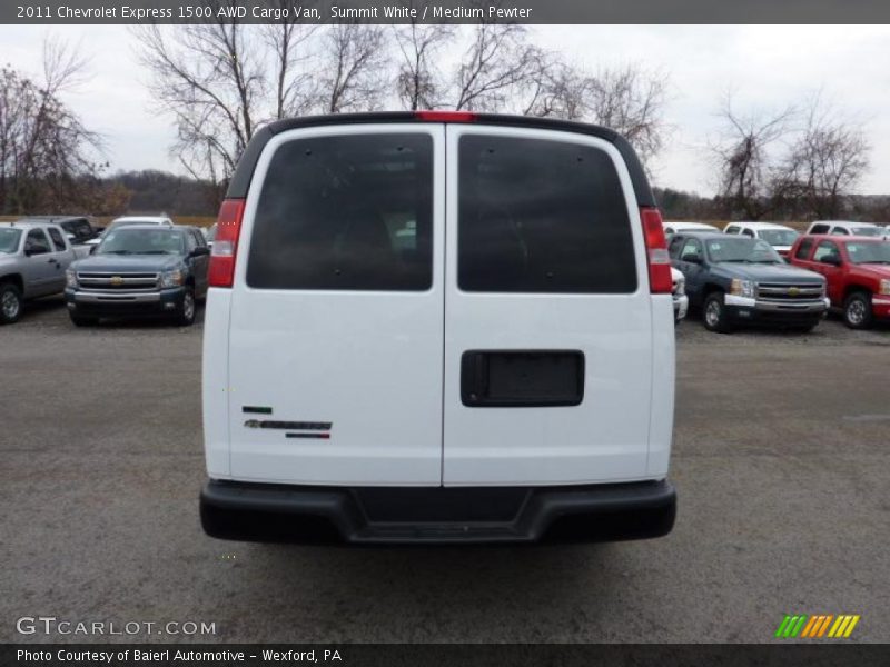 Summit White / Medium Pewter 2011 Chevrolet Express 1500 AWD Cargo Van