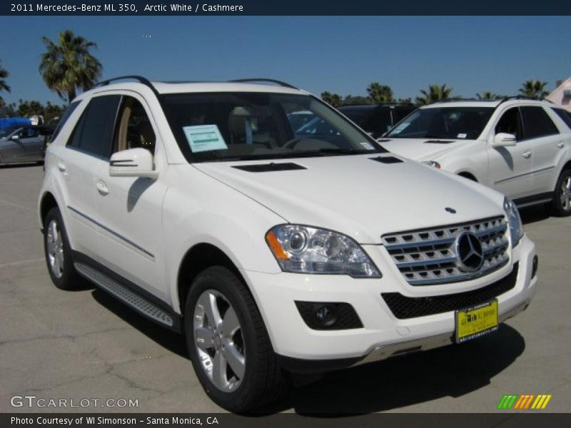 Arctic White / Cashmere 2011 Mercedes-Benz ML 350