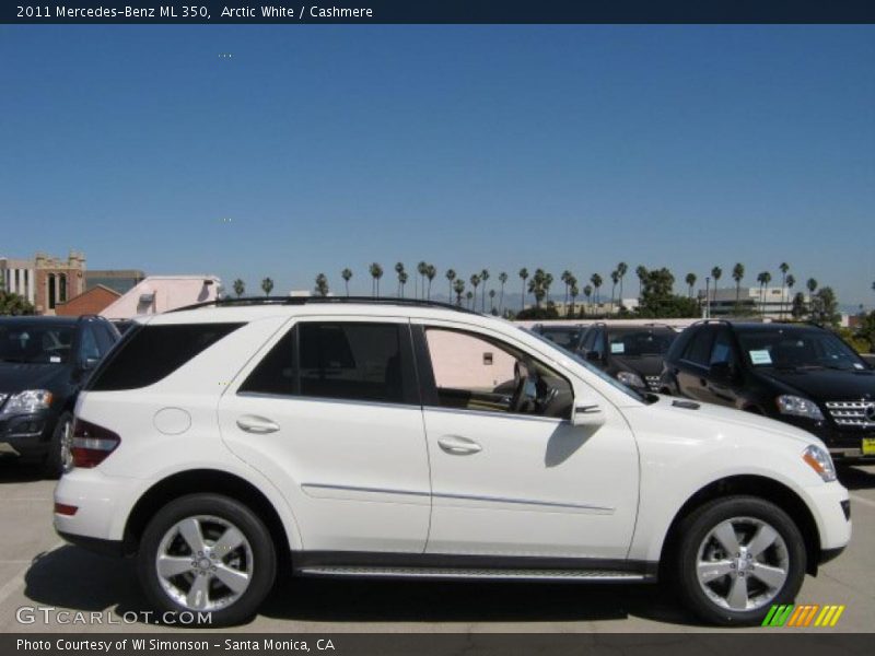 Arctic White / Cashmere 2011 Mercedes-Benz ML 350