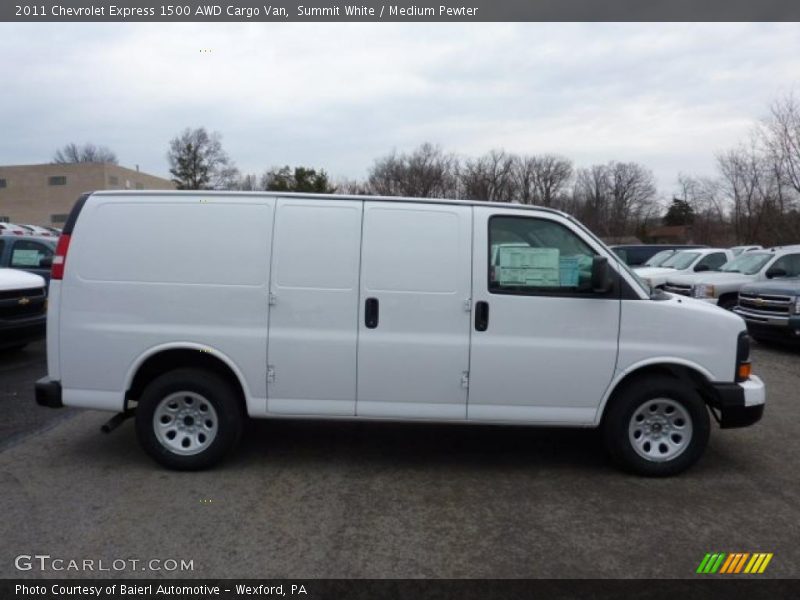 Summit White / Medium Pewter 2011 Chevrolet Express 1500 AWD Cargo Van