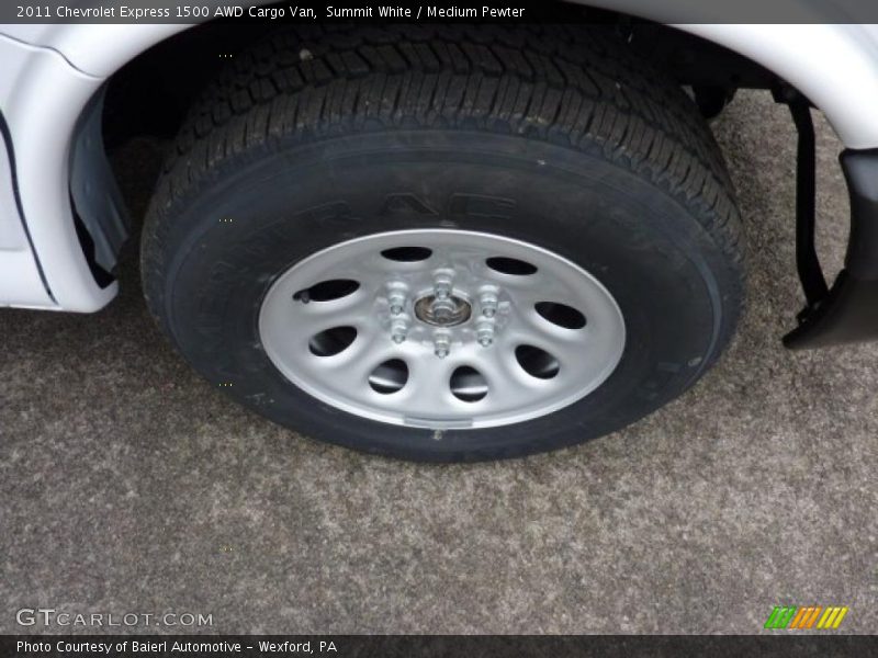 Summit White / Medium Pewter 2011 Chevrolet Express 1500 AWD Cargo Van