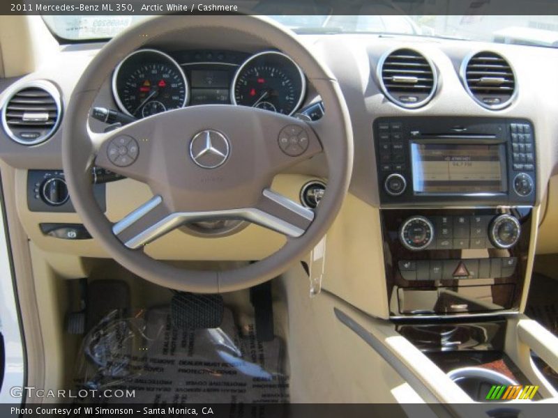 Arctic White / Cashmere 2011 Mercedes-Benz ML 350