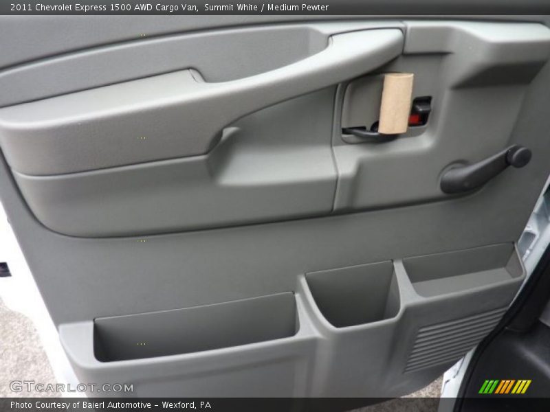 Summit White / Medium Pewter 2011 Chevrolet Express 1500 AWD Cargo Van