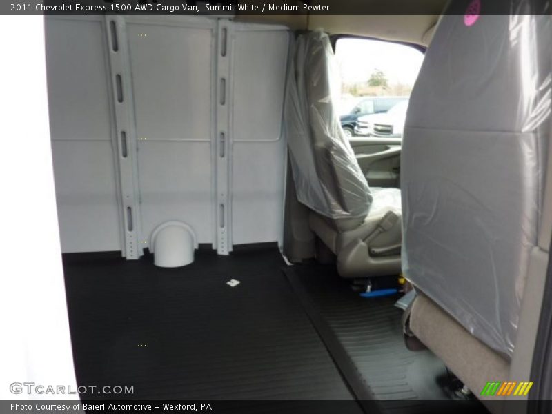 Summit White / Medium Pewter 2011 Chevrolet Express 1500 AWD Cargo Van