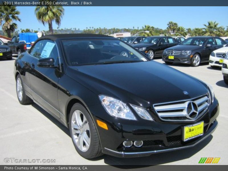 Front 3/4 View of 2011 E 350 Cabriolet