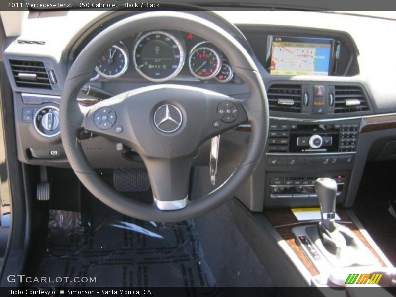 Dashboard of 2011 E 350 Cabriolet