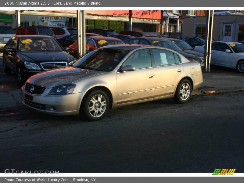 Coral Sand Metallic / Blond 2006 Nissan Altima 2.5 S