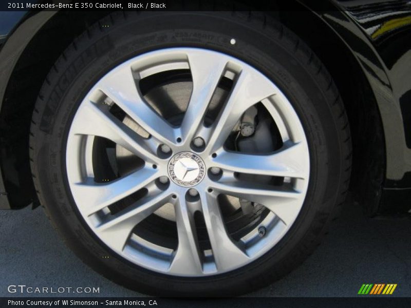 Black / Black 2011 Mercedes-Benz E 350 Cabriolet