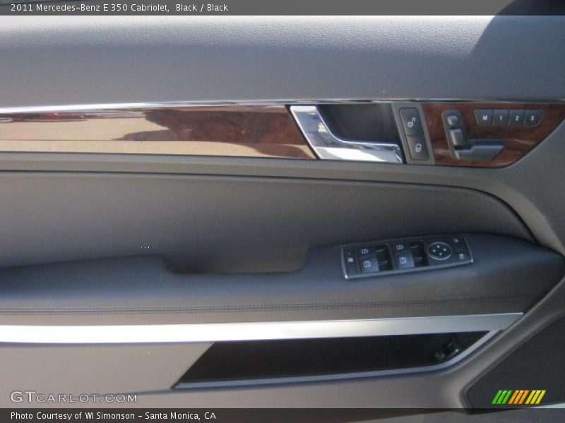 Black / Black 2011 Mercedes-Benz E 350 Cabriolet