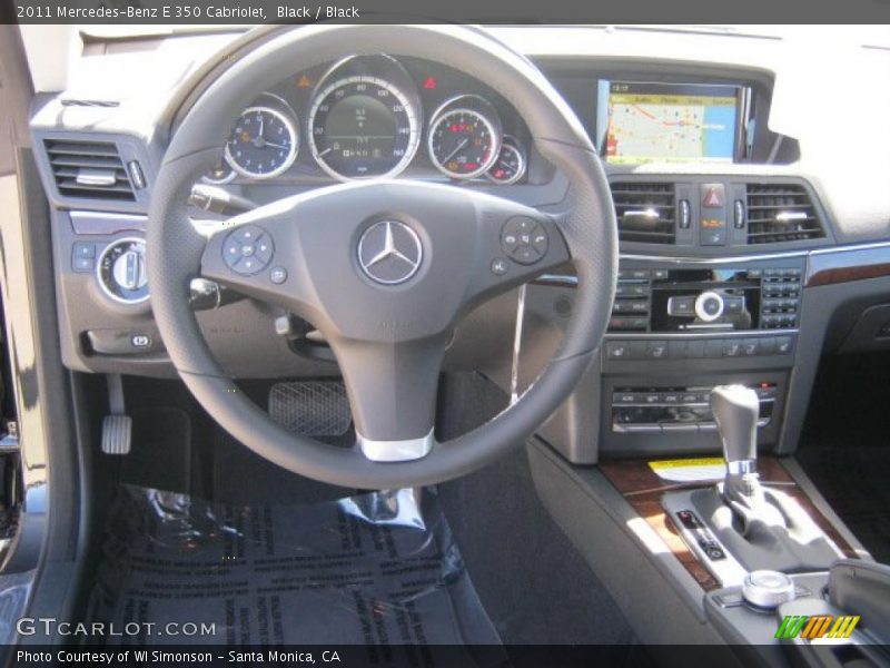 Black / Black 2011 Mercedes-Benz E 350 Cabriolet