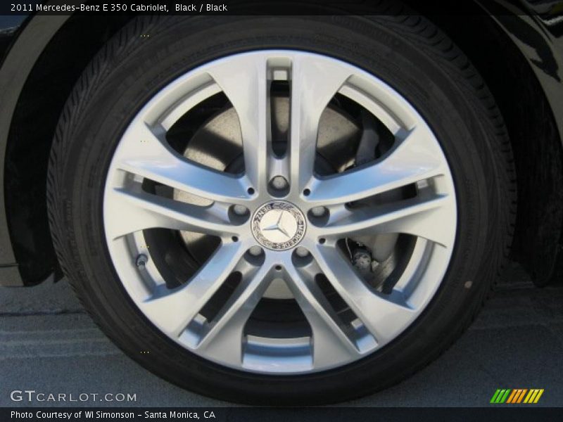 Black / Black 2011 Mercedes-Benz E 350 Cabriolet
