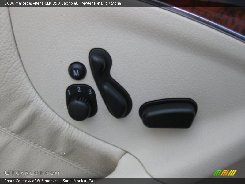 Controls of 2006 CLK 350 Cabriolet