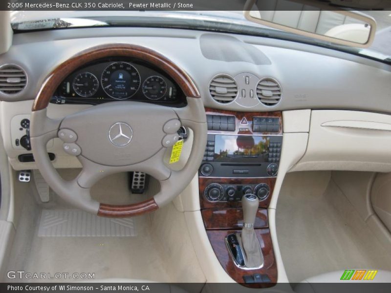 Pewter Metallic / Stone 2006 Mercedes-Benz CLK 350 Cabriolet