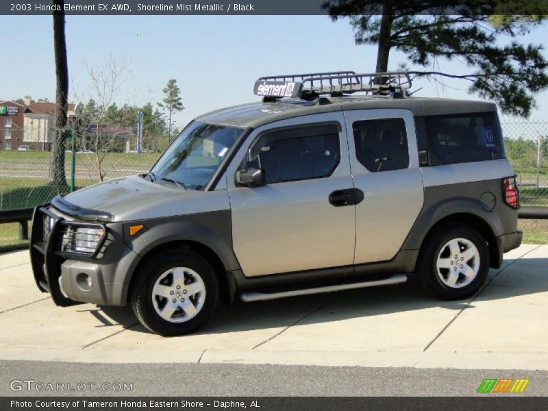 Shoreline Mist Metallic / Black 2003 Honda Element EX AWD