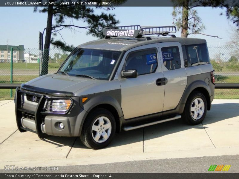 Shoreline Mist Metallic / Black 2003 Honda Element EX AWD