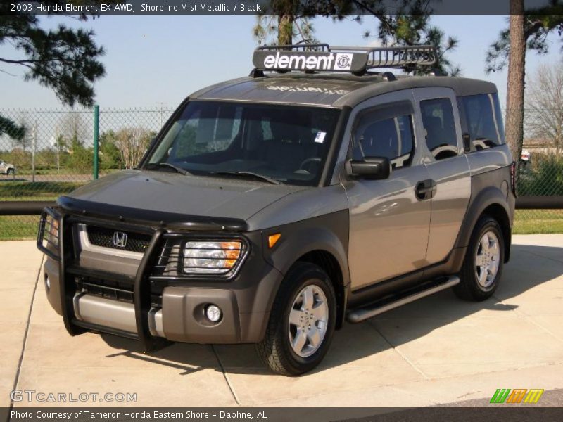 Shoreline Mist Metallic / Black 2003 Honda Element EX AWD