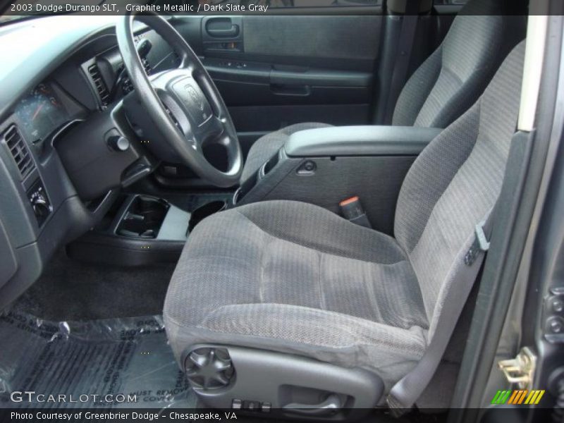  2003 Durango SLT Dark Slate Gray Interior