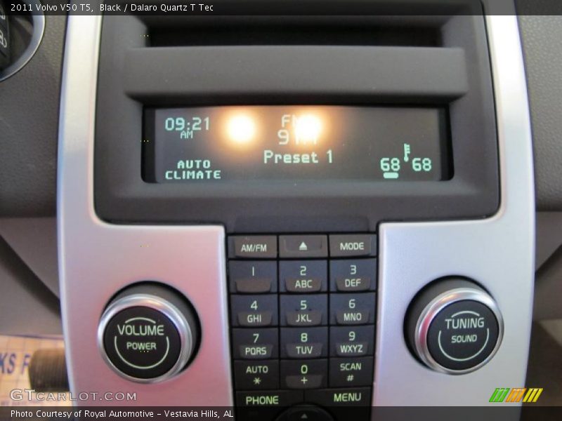 Controls of 2011 V50 T5