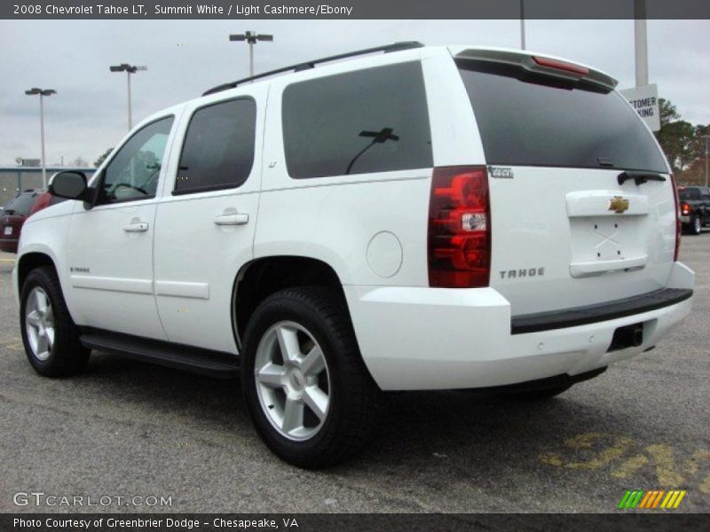 Summit White / Light Cashmere/Ebony 2008 Chevrolet Tahoe LT
