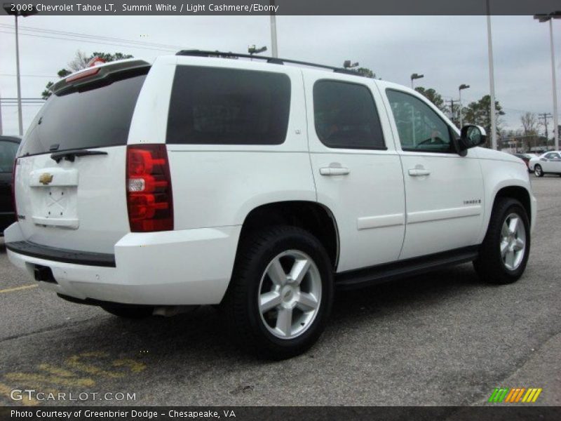 Summit White / Light Cashmere/Ebony 2008 Chevrolet Tahoe LT