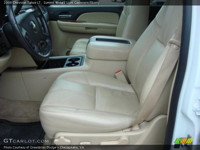 Summit White / Light Cashmere/Ebony 2008 Chevrolet Tahoe LT