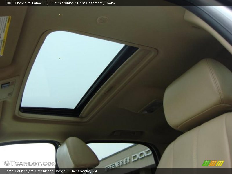 Summit White / Light Cashmere/Ebony 2008 Chevrolet Tahoe LT