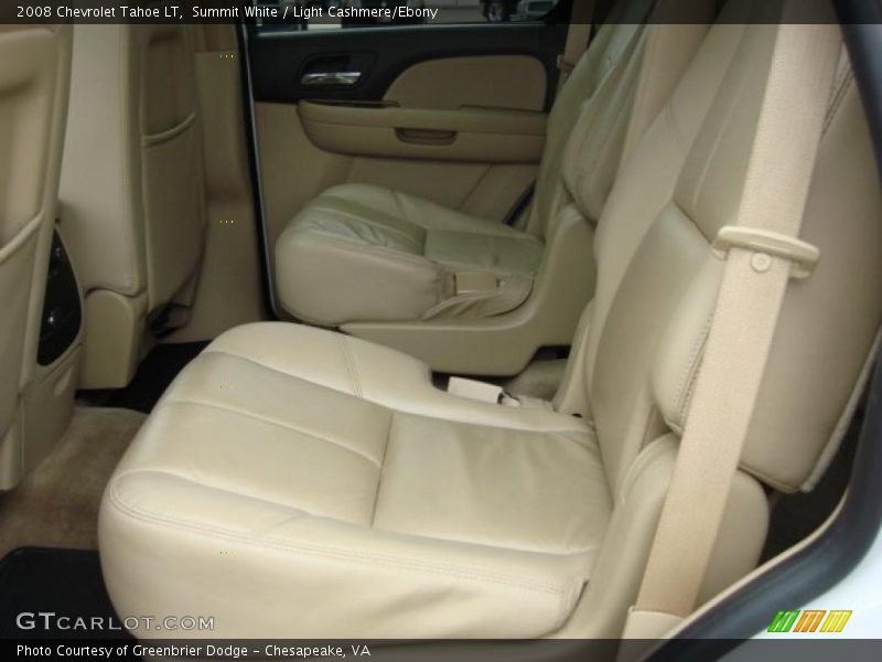 Summit White / Light Cashmere/Ebony 2008 Chevrolet Tahoe LT