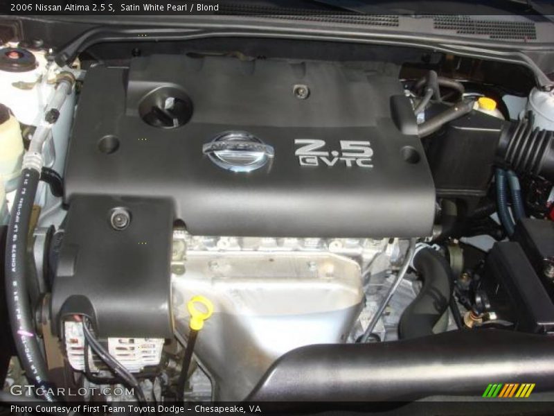 Satin White Pearl / Blond 2006 Nissan Altima 2.5 S