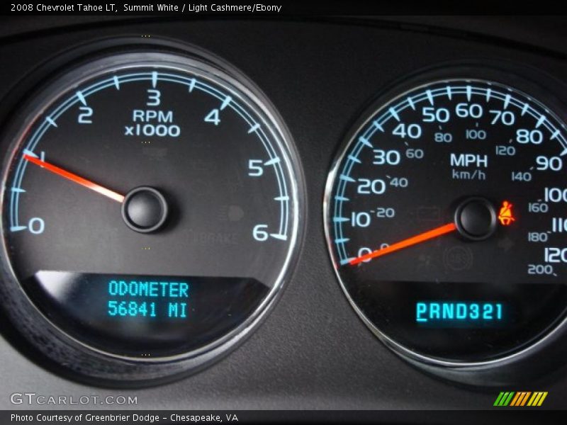 Summit White / Light Cashmere/Ebony 2008 Chevrolet Tahoe LT