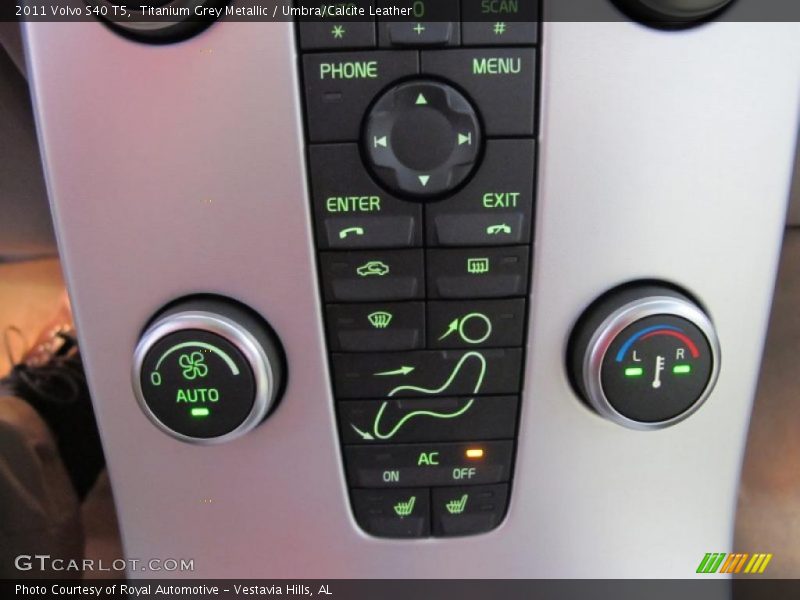 Controls of 2011 S40 T5