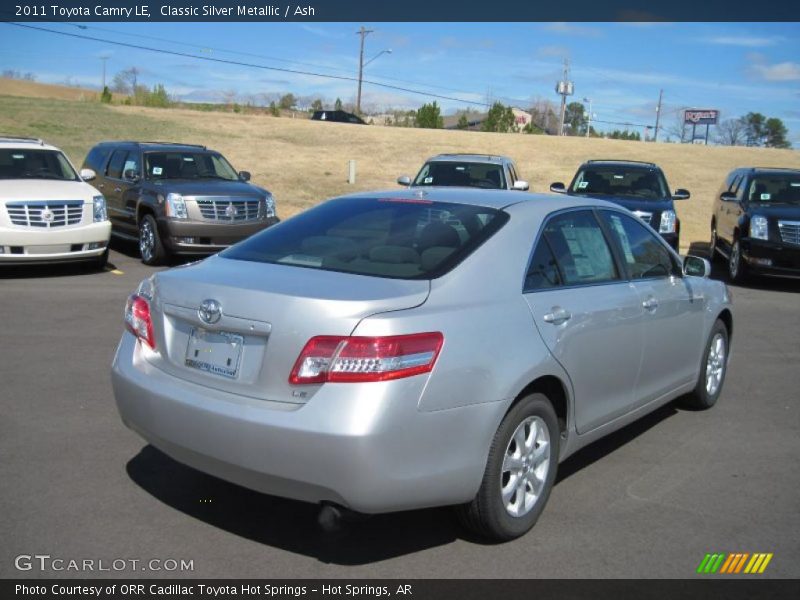 Classic Silver Metallic / Ash 2011 Toyota Camry LE