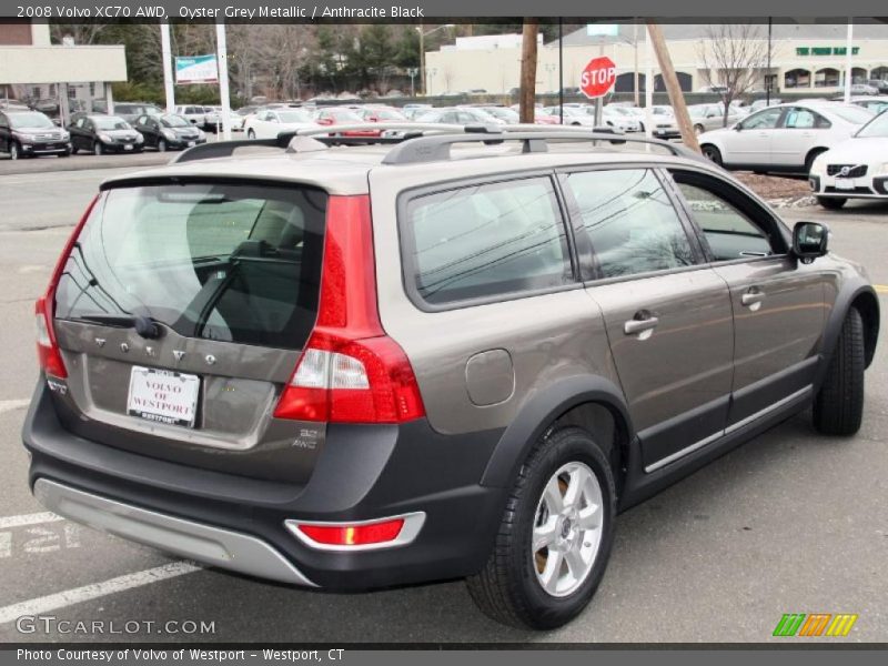 Oyster Grey Metallic / Anthracite Black 2008 Volvo XC70 AWD