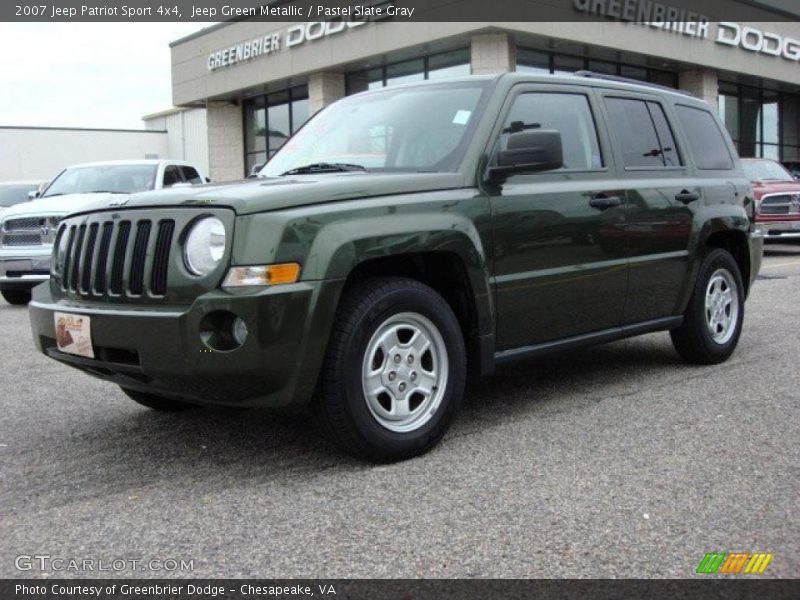 Jeep Green Metallic / Pastel Slate Gray 2007 Jeep Patriot Sport 4x4