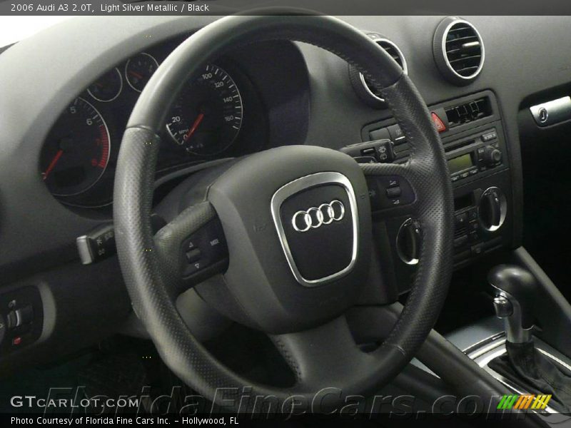 Light Silver Metallic / Black 2006 Audi A3 2.0T