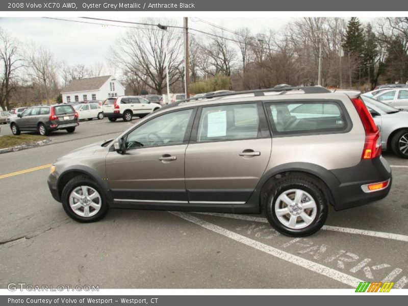 Oyster Grey Metallic / Anthracite Black 2008 Volvo XC70 AWD