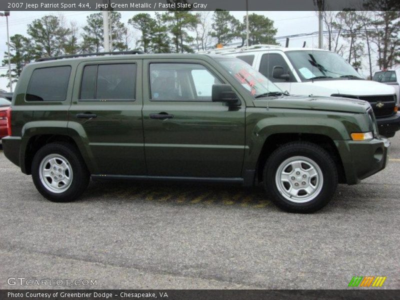 Jeep Green Metallic / Pastel Slate Gray 2007 Jeep Patriot Sport 4x4