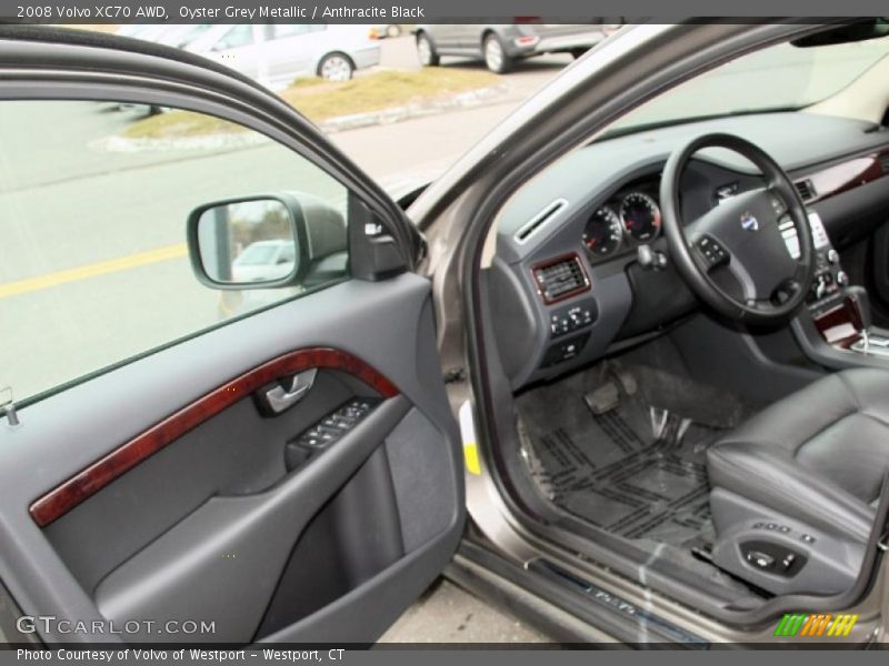 Oyster Grey Metallic / Anthracite Black 2008 Volvo XC70 AWD