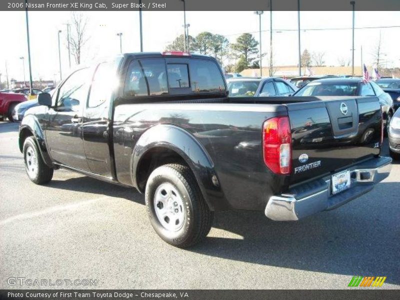 Super Black / Steel 2006 Nissan Frontier XE King Cab