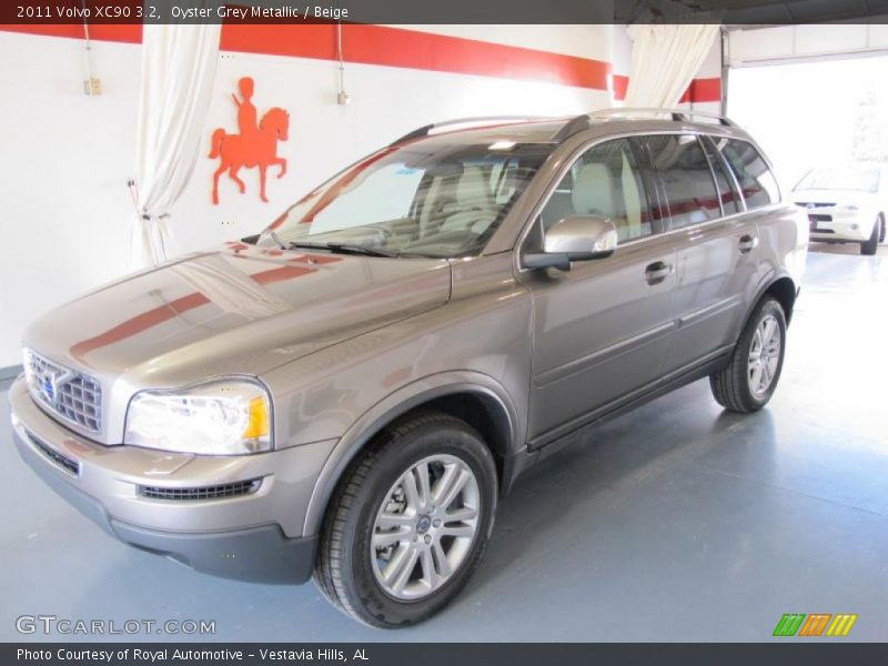 Oyster Grey Metallic / Beige 2011 Volvo XC90 3.2