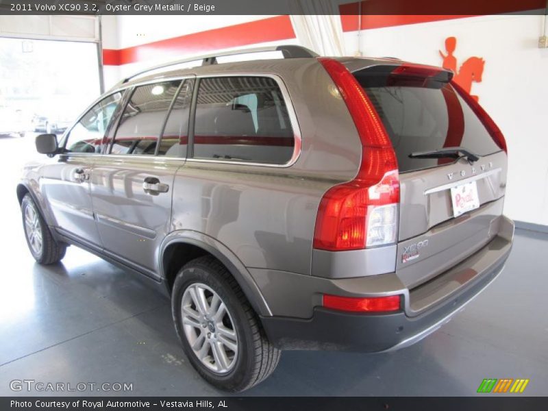 Oyster Grey Metallic / Beige 2011 Volvo XC90 3.2