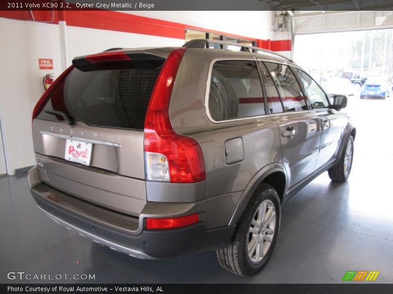 Oyster Grey Metallic / Beige 2011 Volvo XC90 3.2