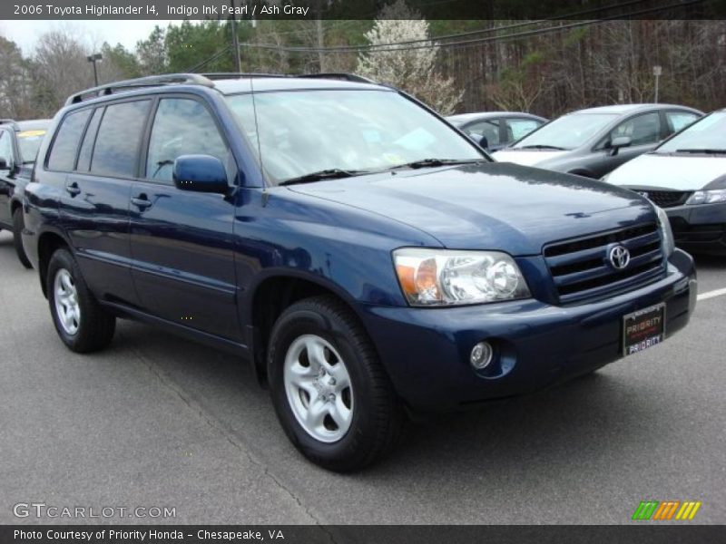 Indigo Ink Pearl / Ash Gray 2006 Toyota Highlander I4