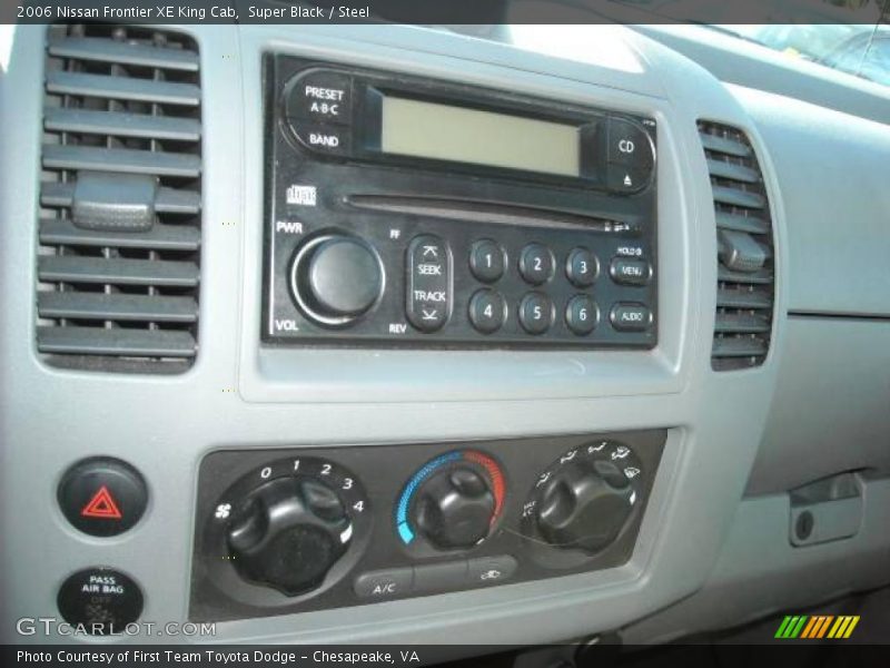 Super Black / Steel 2006 Nissan Frontier XE King Cab