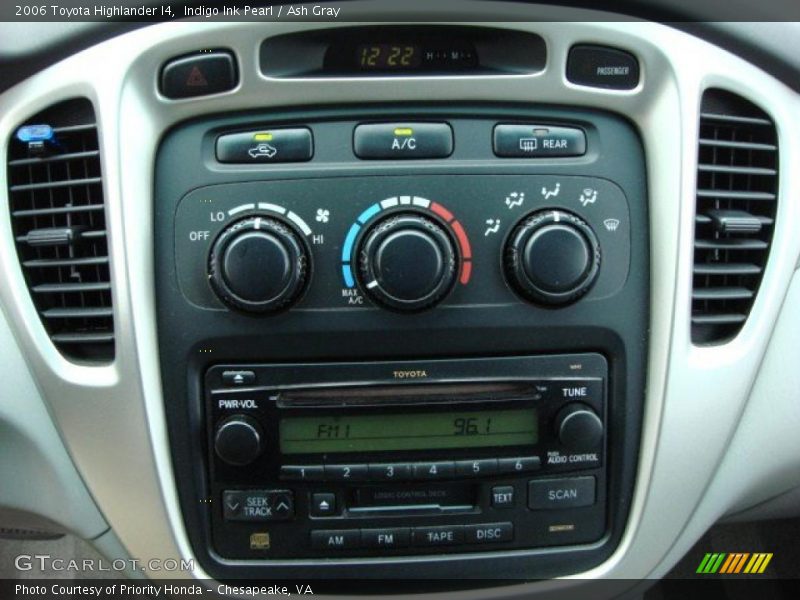 Indigo Ink Pearl / Ash Gray 2006 Toyota Highlander I4