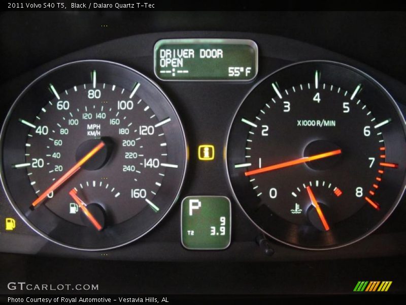  2011 S40 T5 T5 Gauges